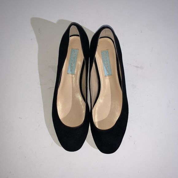 Betsey Johnson Shoes Womens Size 6.5 Black Rhinestone Block Heel Pumps SB Frida - Picture 5 of 10